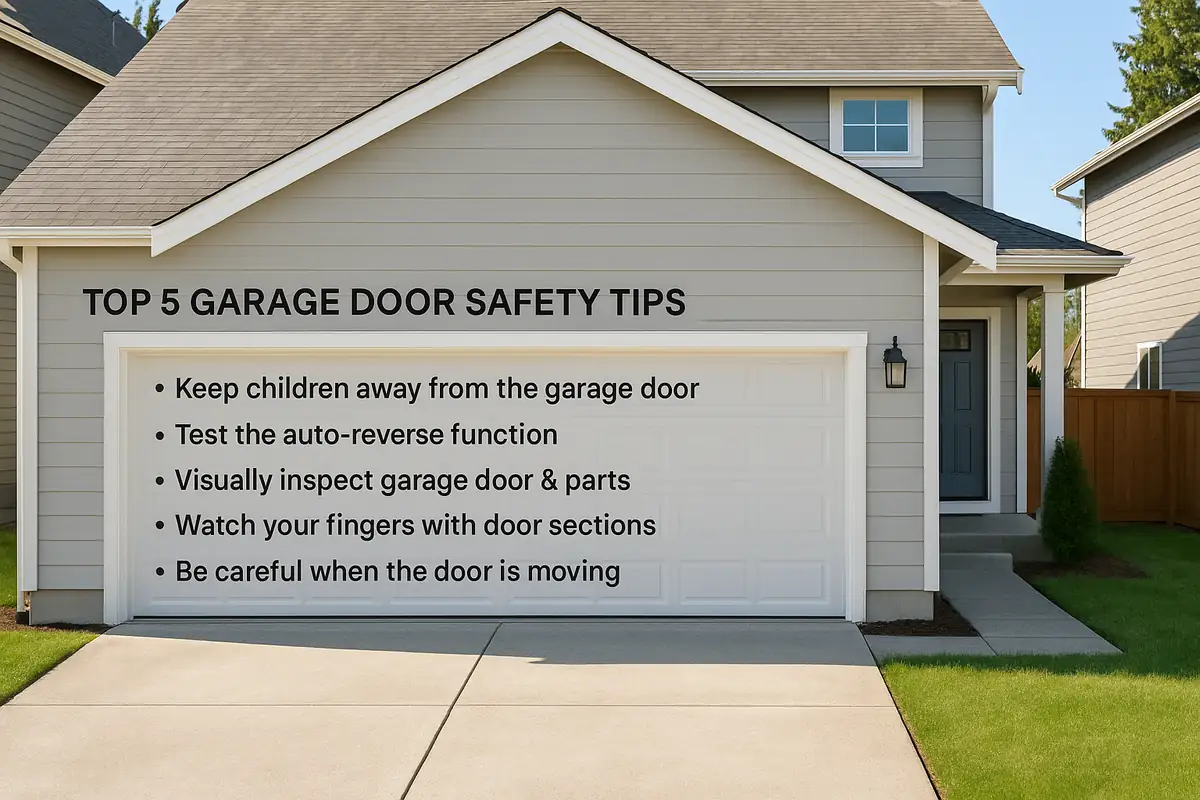Top 5 Garage Door Safety Tips Every Homeowner Should Know | Alfi Garage Door Repair