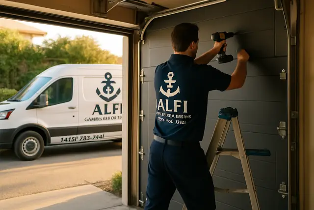 Garage Door Spring Repair — Belvedere Island