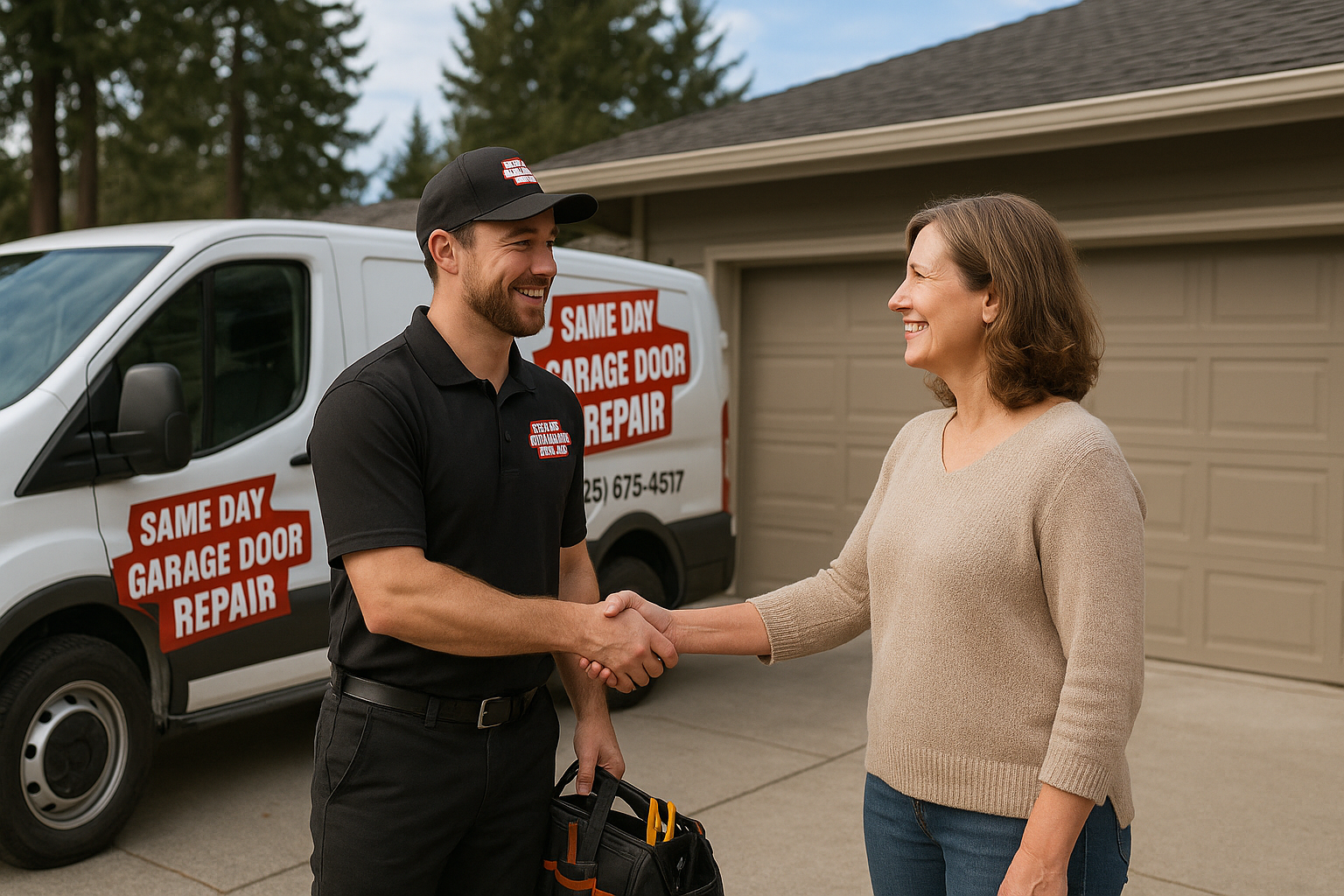 Garage door services in Sausalito, CA