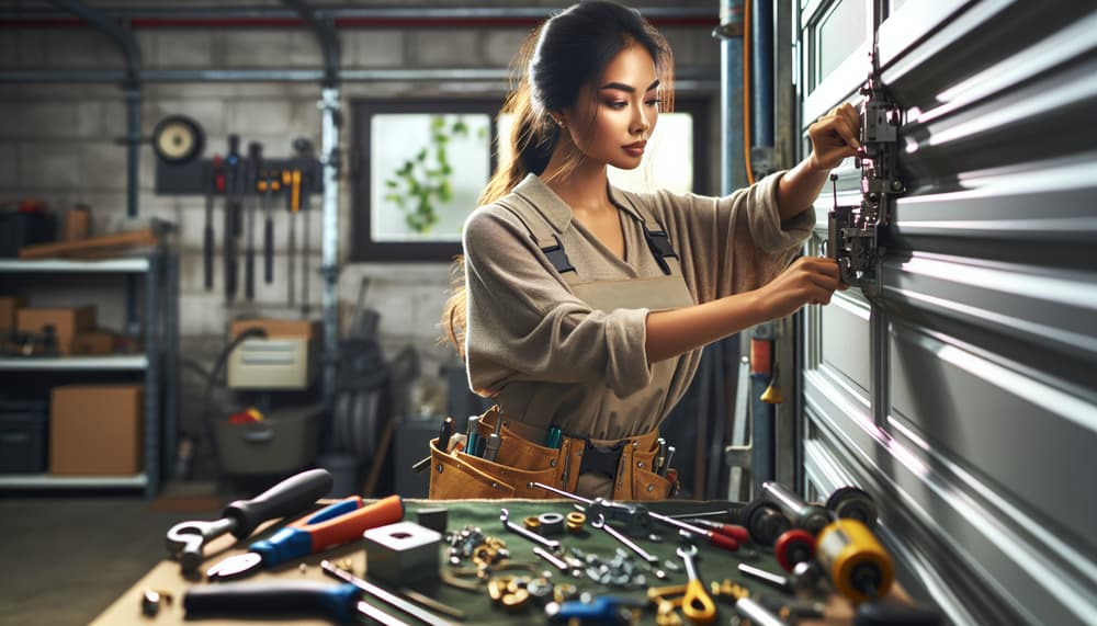 Our professional garage door opener repair process